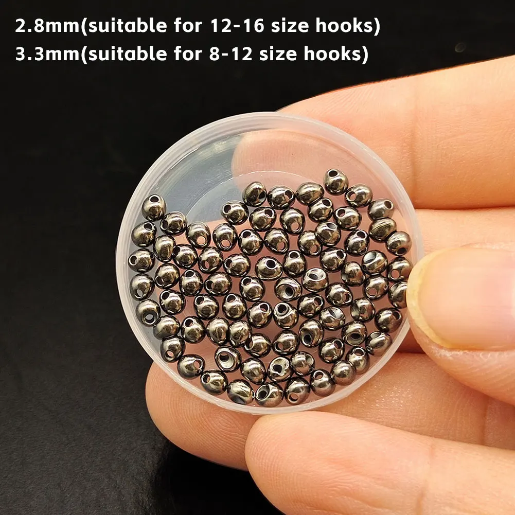 Outdoor Sports Store - 10개입 2.8/3.3mm 슬롯형 텅스텐 비드 빠르게