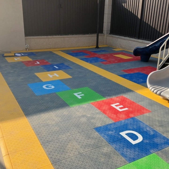 Outdoor Sport Floor Tiles - 전문가용 조립식 PP 이동식 농구 코트