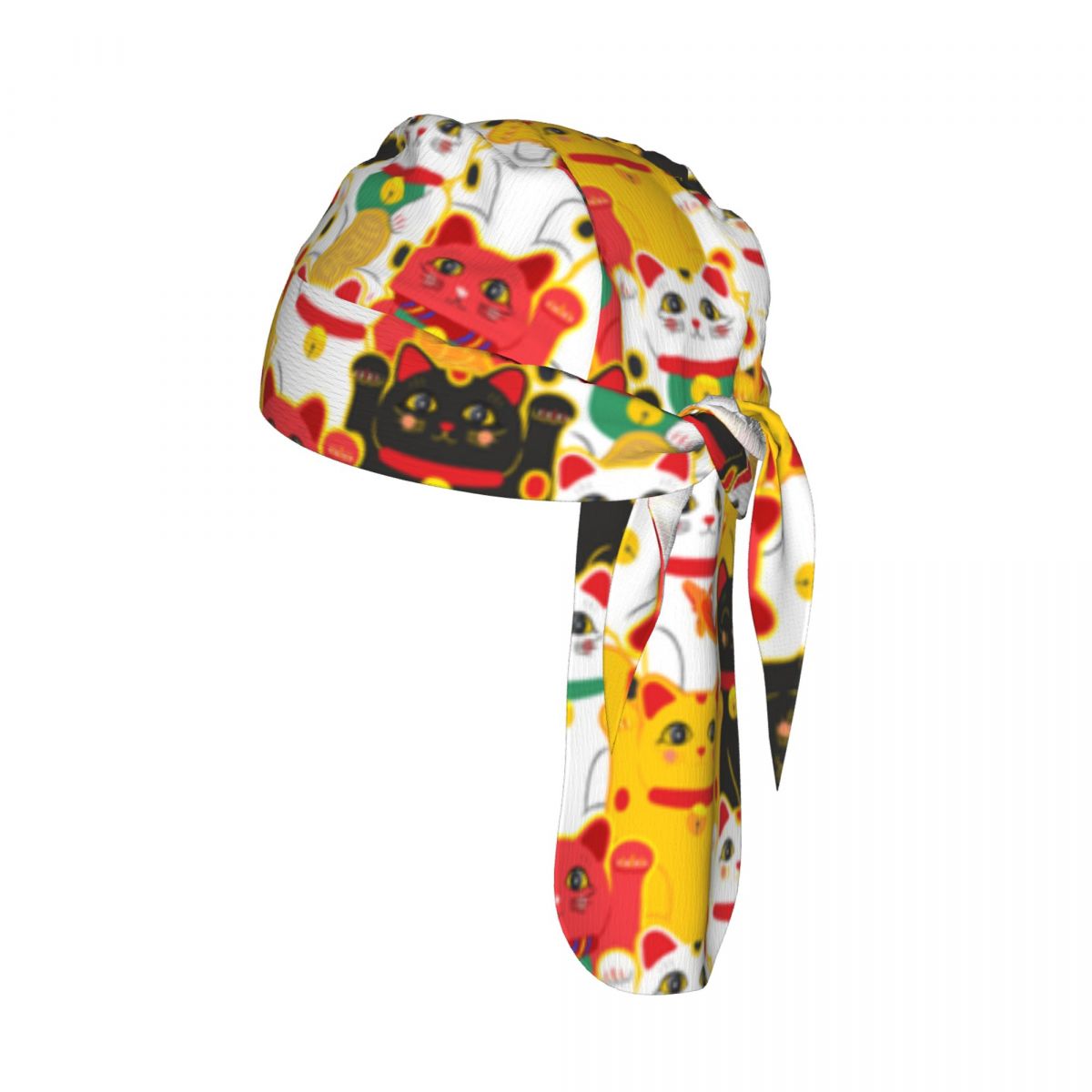 Outdoor Sport Hat - 마네키 네코 고양이 패턴 행운의 고양이
