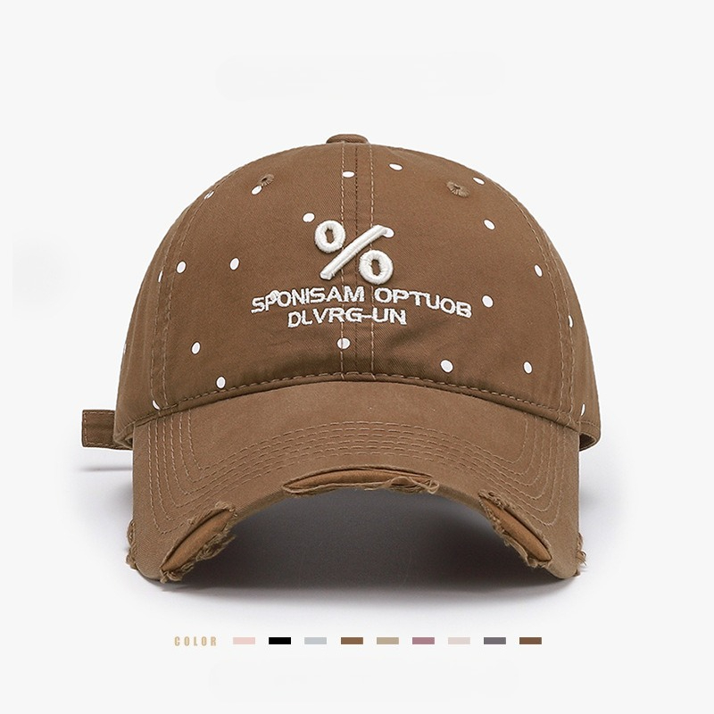 Outdoor Sport Hat - 남성 여성용 워싱 코튼 조절 가능